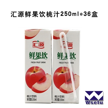 鲜果饮水蜜桃汁（250ml）*36盒