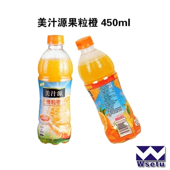 美汁源果粒橙450ml*12瓶