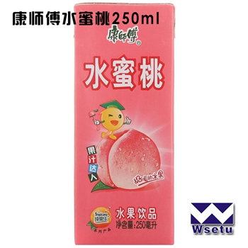 康师傅盒装水蜜桃（250ml*24盒）